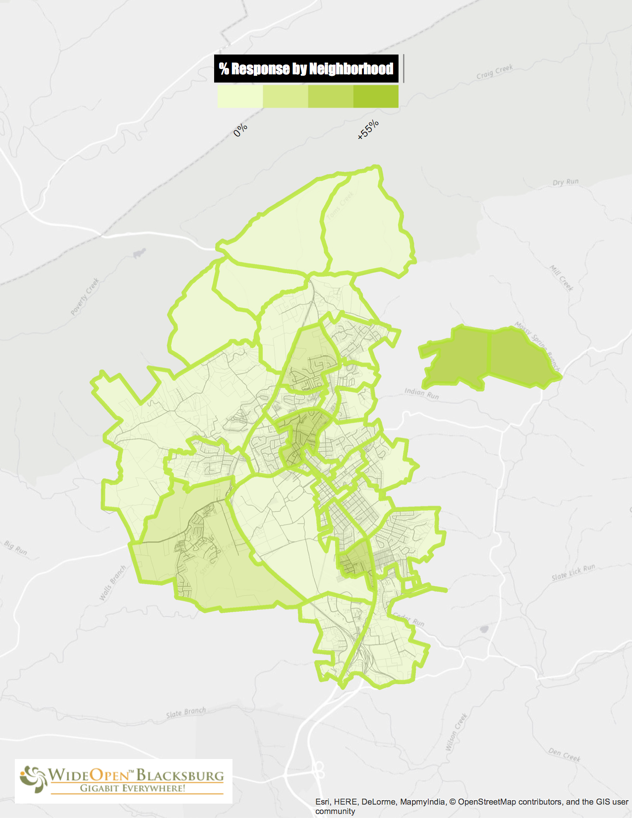 Neighborhood Standings Map