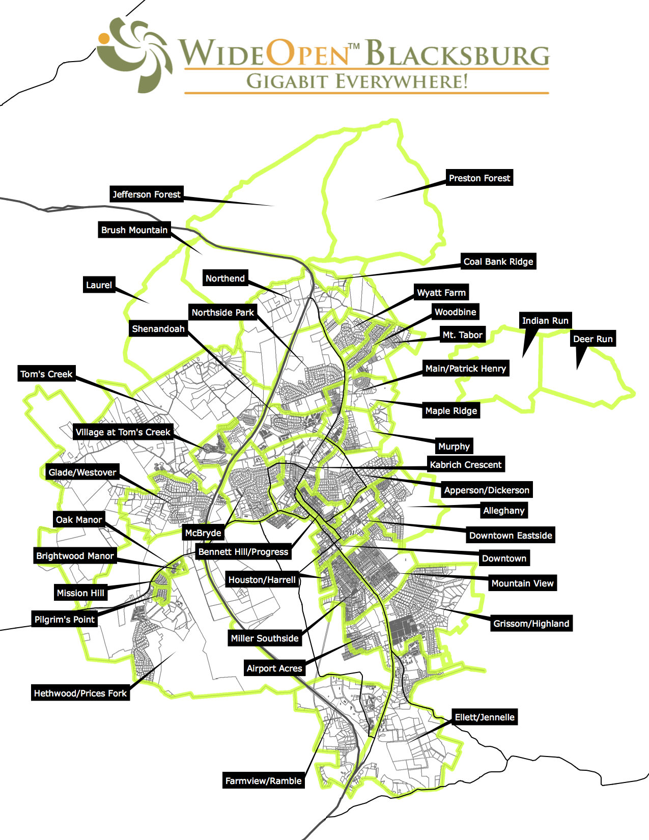 Find My Neighborhood | WideOpen Blacksburg